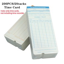 전자 시간 기록계 직원 출석, 14 200pcs Time Card