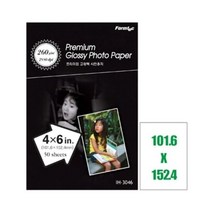 전문가용 포토 출력 사진 인화 용지 4x6판/260g50매, 단품