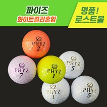 [로스트천하] 중고골프공 파이즈 화이트컬러혼합 로스트볼 10알 20알, A급 10알