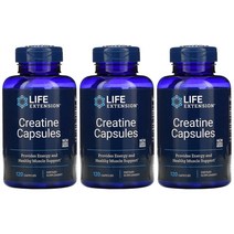 2+1 라이프익스텐션 Life Extension 비타민C 크레아틴 캡슐 120정, 1개, 기본