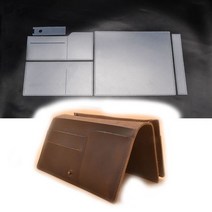 원데이클래스 가죽공방 카드지갑만들기 1 set pvc stencil template for diy leather craft cell phone bag wallet 핸드백 바느질, 없음