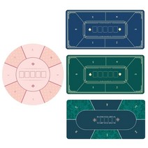 홀덤 포커 테이블 포커 매트 플레이어의 전문 휴대용 미끄럼 방지 고무 텍사스 홀덤, 큰 녹색 꽃