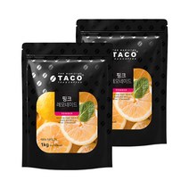 (2개)타코 핑크 레몬에이드 레모네이드 1kg 파우더, 2개