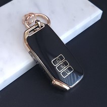 기아 EV6 모하비 쏘렌토 MQ4 니로 스포티지 nq5 셀토스 카니발 K8 K7 K5 K3 스마트키 키케이스 키홀더 키링 악세사리 차량용품, 7버튼, 블랙