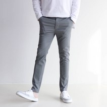 모룸 9부 스판 슬림핏 기본 면바지