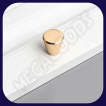 1P 솔리드 원형 가구손잡이 골드 싱크대손잡이 신발장손잡이