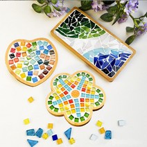 냄비받침대 만들기 컵받침DIY 타일 반제품 만들기재료, 4번, 1개