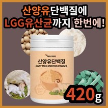 산양유 단백질 아침 점심 저녁 대용 식 노인 중년 장년 중장년 간편한 맛있는 부모님 맘 엄마 수유부 LGG 유산균 다이어트 갱년기 모유 초유 에너데이 30대 40대 50대 60대, 420g(2통)