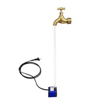 실내분수대 미니 분수대 장식품보이지 않는 흐르는 물 급수 탭 동상 매직 플로팅 수도꼭지, 미국 플러그