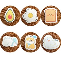 친환경 생분해 주방 수세미 제로웨이스트 스펀지 천연수세미, 6종세트-선물포장