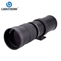 420-800mm F8.3 SLR 수동 카메라 롱 줌 초망원렌즈 탐조 새사진 풍경 캐논 니콘 후지 펜탁스 마운트, 니콘 + 화이트