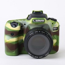 CANON EOS 90D 실리콘케이스 바디보호 케이스, A-밀리터리