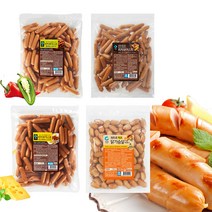 청정원 리치부어스트 1.5kg 4종 2개 오리지널 치즈&오레가노 할라피뇨 콰트로 치즈, 1) 리치부어스트 오리지날 1.5kg_1) 리치부어스트
