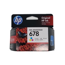 HP 정품잉크 Deskjet Ink Advantage 4645 e 칼라 (No.678), 1개