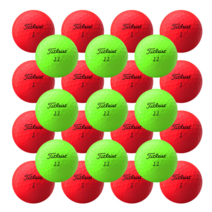 엑사티앤씨 중고 타이틀리스트V1/V1X혼합 A-급 로스트볼, A-급 20알, 중고 세인트나인 화이트