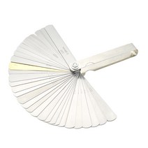 두께측정기 치수측정 간극게이지 갭자 스텐틈새 외경, 100mm 14개(0.05-1.00)