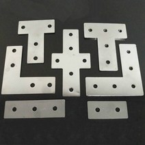 알루미늄 프로파일용 90도 조인트 보드 플레이트 코너 앵글 브래킷 연결 스트립 30304040 ltcross 4 홀, 2020L-4