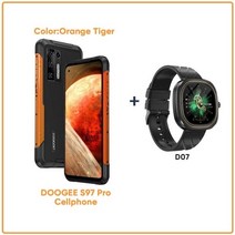 핸드폰 싸게 사는 법 doogee s97 pro 러기드 폰 40m 레이저 거리 측정기 48mp 쿼드 카메라 핸드폰 helio g95 octa core 8gb 128gb 스마트폰, 루 버전, d07b-o 추가, 협력사