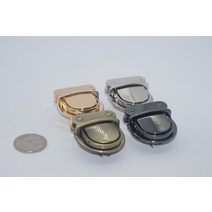 클래식 가방 잠금장식 가방 버클 가방부자재 대 중 소 형, 실버