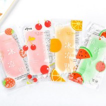 PKFARM 휴대용 붙이는 과일 디자인 아이스팩 여름 쿨팩 2개입 5set, 5세트, 랜덤발송