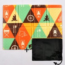 [방석+주머니+포장] 양면코팅 캠퍼 8단 등산방석 29x38cm, 상세페이지 참조