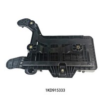 헬퍼솔 VW 골프 GTI Jetta MK5 MK6 Tiguan EOS Passat B6 용 기본 배터리 브래킷 1KD915333, [01] Black