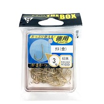 가마가츠 감성돔(금) 덕용 대용량 바늘, 7호