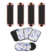 [펠리칸] 차량용 다용도 자석 거치대 4p + 3M 철판 8p, 로즈핑크 4p