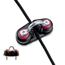 로프 클램프 톱니 장착 텐트 카약 와이어 필라테스 클립 밧줄 천막 보트, 단품