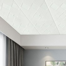 천장마감재 리빙보드 아스텍스 사무실 천장재 흡음재, 체크 천정 8mm약4.9제곱미터 10개