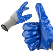 이사 손등 고무코팅 절연 손가락장갑