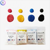 f17 이야코 칼라플라스틱점토200g (4가지칼라택1), 닐스샵_ 이야코 칼라 플라스틱 점토 200g 4가지칼라, 닐스샵_ 검정