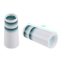 0.355 팁 언 샤프트용 다채로운 링이 있는 플라스틱 골프 페룰 골프 클럽 샤프트 슬리브 어댑터 교체 9.1x30x14mm 10 개