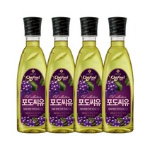 롯데 포도씨유 500ml x 4개 건강한 식용유, 1개