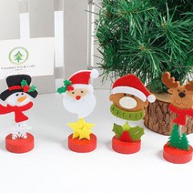 피케이몰 1+1 X-mas 귀여운 크리스마스 캐릭터 메모꽂이 4종 메모클립 홀더, 눈사람