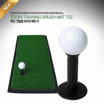 연습용브러쉬매트티 고무티 골프고무티 골프용품