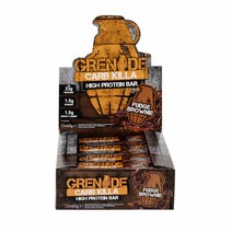 Grenade 카브 킬라 바 60g 12개 퍼지 브라우니 Grenade Carb Killa Fudge Brownie 12 x 60g