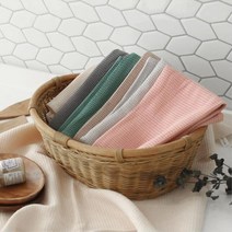 깨끗 순면100 변형없는 주방 엠보싱 행주 청결한 빨아쓰는 안심소재 가정용, 1개