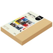 종이문화 프린트프로 칼라복사지 B4 80g No.04 버프 340매, 340개