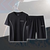 [무배]트레이닝복 남성 세트 운동 반팔 헬스 바지 복 짐 남자 반바지 골든 라인 쿨 링 스포츠