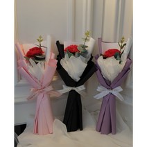 카네이션비누꽃다발 카테이션꽃 카네이션 비누꽃다발 어버이날선물 스승의날선물 감사의선물 비누꽃바구니, 핑크