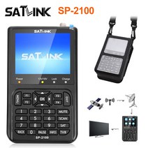 SATLINK SP-2100 HD Sat 파인더 DVB S/S2 Satfinder/4 디지털 위성 미터 3.5 인치 LCD 화면 pk WS 6906, 02 Eu 플러그