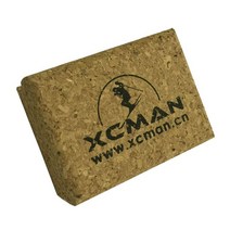 스키 왁싱용 천연 연마 코르크 7.5x.6x4cm