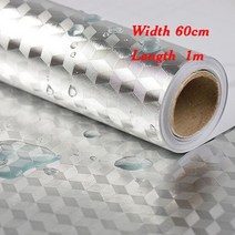써모사이딩 거실아트월 템버보드 폼패널 주방 벽 스토브 알루미늄 호일 오일 방지 스티커, 4
