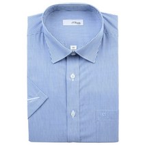 [듀퐁] [셔츠]DB_ 반팔 면혼방 스트라이프 일반핏