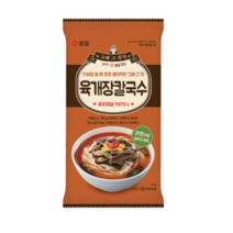 샘표 육개장칼국수, 125g, 1개