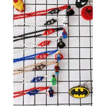 레고 피규어 마스크줄 히어로 체인 목걸이줄, 다스베이더