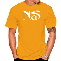 NSA 가정용 반팔티 긴팔티 NAS black new mens s logo hip hop up xxl rap band xl gangstas, Men Ginger_XL