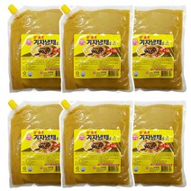 오뚜기 겨자냉채소스, 1kg, 6개
