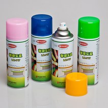 다우몰 럭키 형광락카 형광스프레이 형광도료 LK717 형광페인트, 형광핑크색, 1개, 400ml